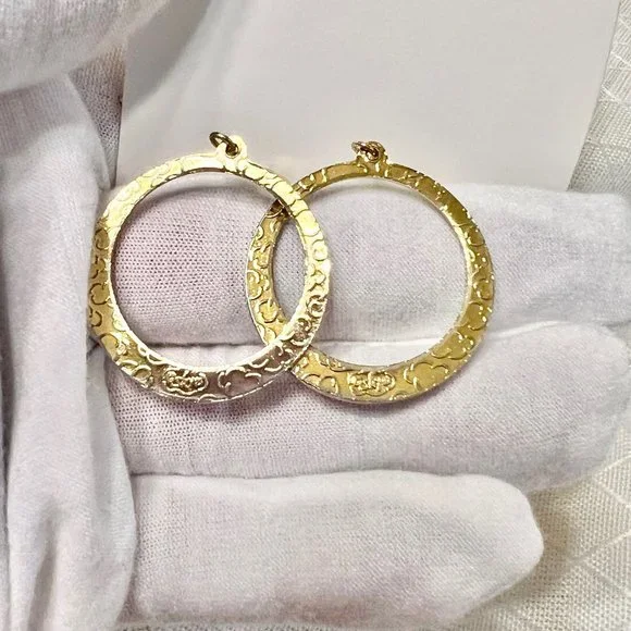 SKYE Vintage earrings, SKYE Vintage Jewelry, Isle of SKYE Dangle Hoop Earrings